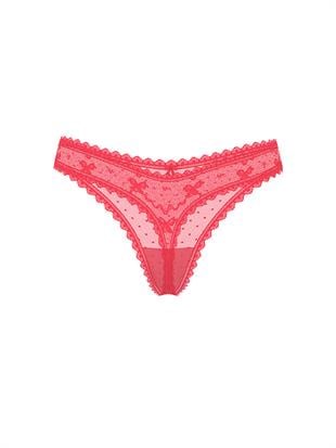 Fiyonklu Dantelli Tanga