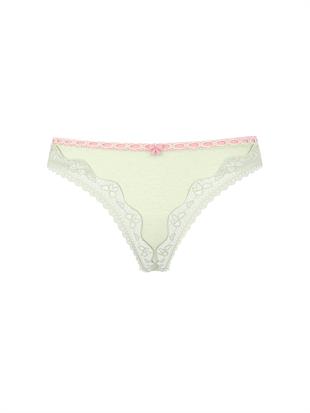 Fiyonklu Dantelli Tanga