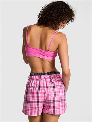 Flanel Boxer Pijama Şortu