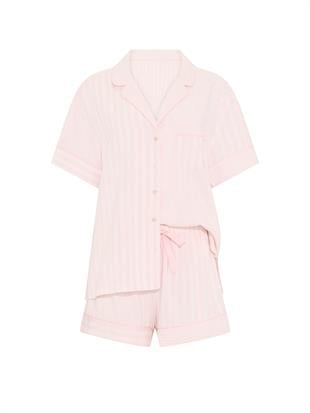 Flannel Şortlu Pijama Takımı