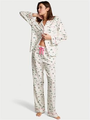 Flannel Uzun Pijama Takımı