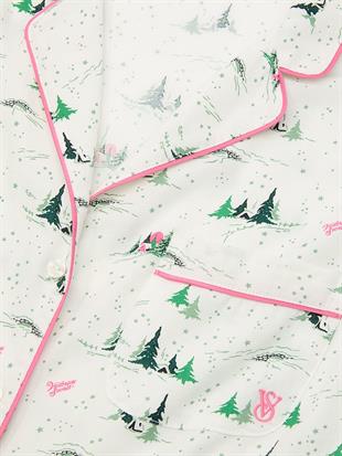 Flannel Uzun Pijama Takımı