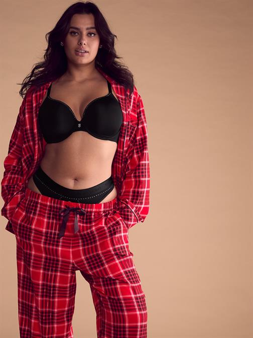 Flannel Uzun Pijama Takımı