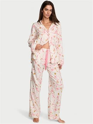 Flannel Uzun Pijama Takımı