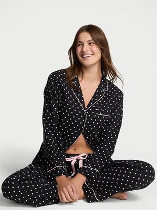 Flannel Uzun Pijama Takımı