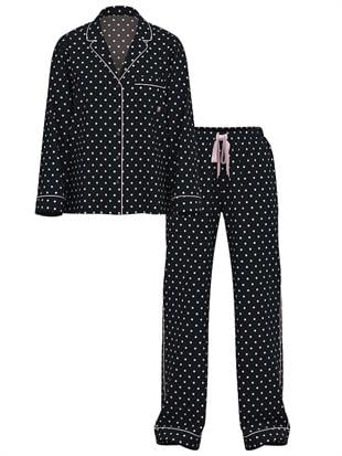 Flannel Uzun Pijama Takımı