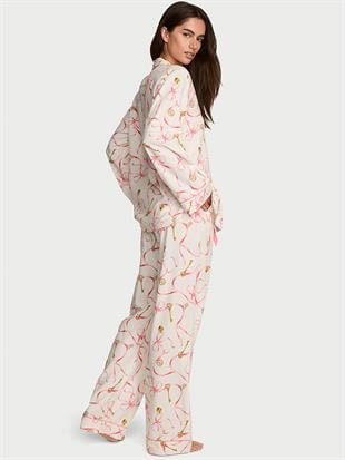 Flannel Uzun Pijama Takımı