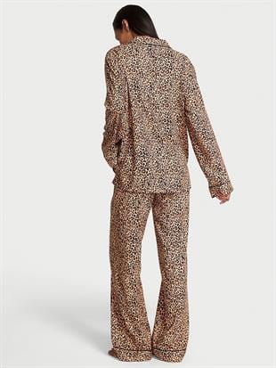Flannel Uzun Pijama Takımı