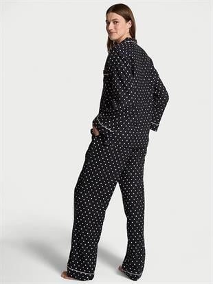 Flannel Uzun Pijama Takımı
