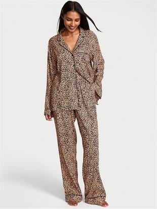 Flannel Uzun Pijama Takımı