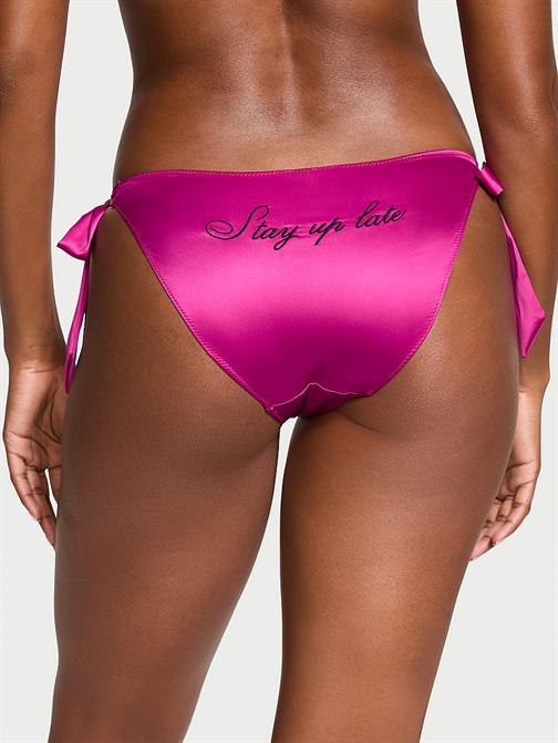 Flirty İşlemeli Yandan Bağlamalı Cheeky Külot
