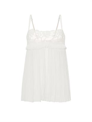Frou Frou İşlemeli Pileli Babydoll Takımı
