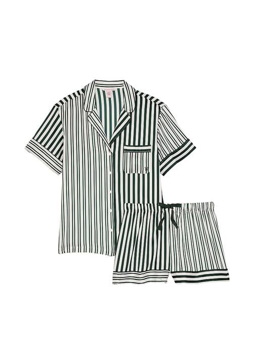 Glazed Saten Şortlu Pijama Takımı