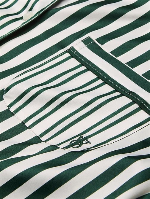 Glazed Saten Uzun Pijama Takımı