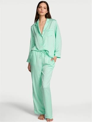 Glazed Satin Short Pajama Set