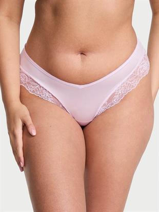 Gül Dantelli Derin Bacak Kesim Cheeky Külot