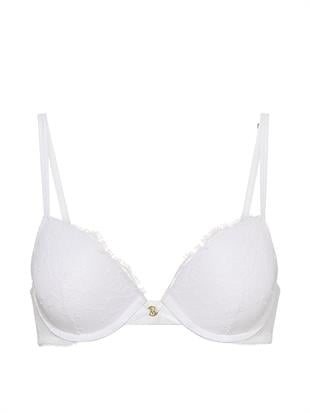 Gül Dantelli Push-Up Sütyen