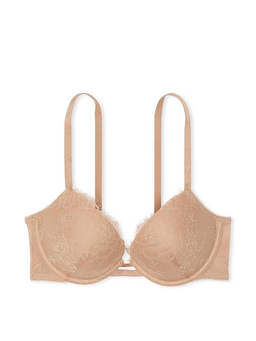 Gül Dantelli Push-Up Sütyen