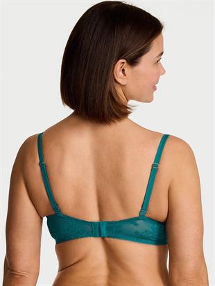 Gül Dantelli Push-Up Sütyen