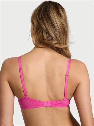 Gül Dantelli Push-Up Sütyen