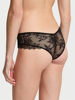 Gül Detaylı Dantelli Cheeky Külot