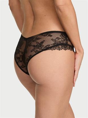 Gül Detaylı Dantelli Cheeky Külot