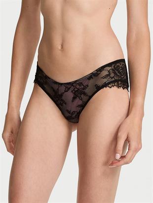 Gül Detaylı Dantelli Cheeky Külot