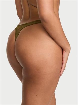Gül Detaylı Dantelli Tanga