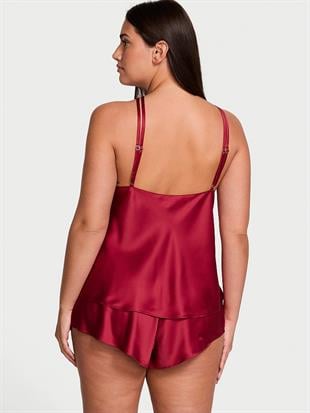 Gül Detaylı Halter Atlet ve Şortlu Takım