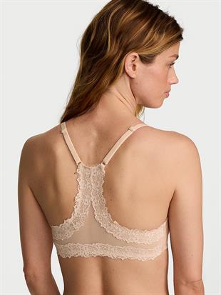 Hafif Dolgu Destekli Dantelli Toparlayıcı Sütyen