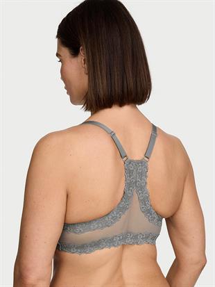 Hafif Dolgu Destekli Dantelli Toparlayıcı Sütyen