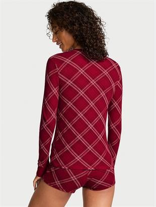 Henley Termal Şortlu Pijama Takımı