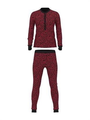 Henley Termal Uzun Pijama Takımı