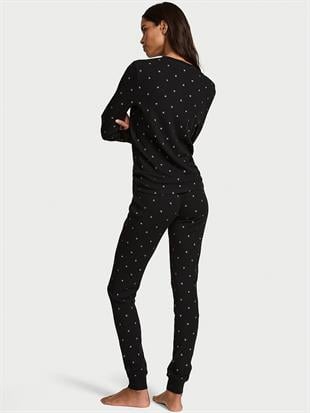 Henley Termal Uzun Pijama Takımı