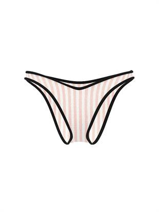 Heritage Çizgili Işıltılı Brazilian Bikini Altı