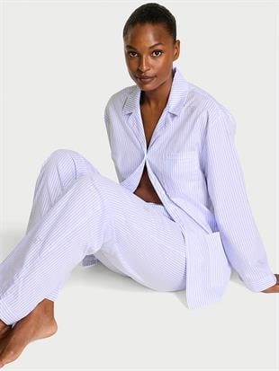 Heritage Pamuklu Oversize Pijama Takımı