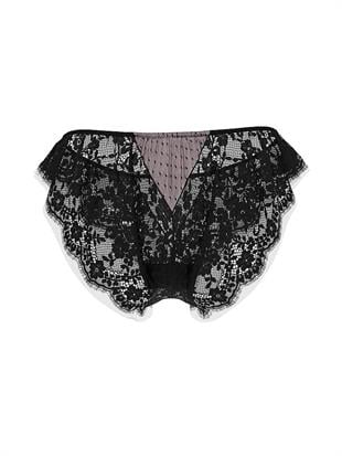 Heritage Puantiyeli Dantelli Volanlı Brazilian Külot