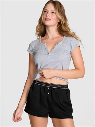 İpeksi Boxy Pijama Şortu