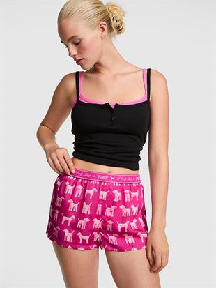 İpeksi Boxy Pijama Şortu