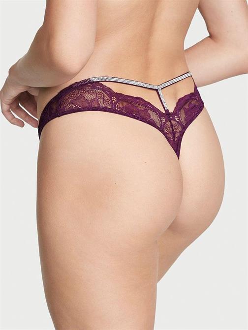 Işıltılı Askılı Cut Out Detaylı Tanga