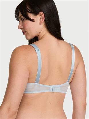 Işıltılı Askılı Dantelli Push-Up Sütyen