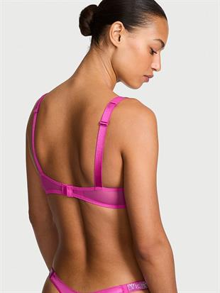 Işıltılı Askılı Dantelli Push-Up Sütyen
