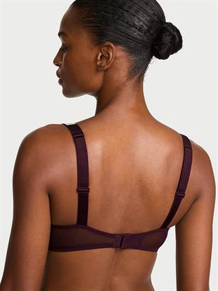 Işıltılı Askılı Dantelli Push-Up Sütyen