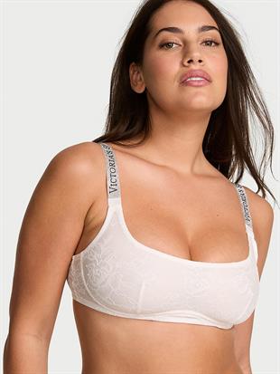 Işıltılı Askılı Dantelli Scoop Bralet