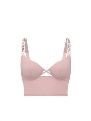Işıltıli Askılı Longline Demi Sütyen