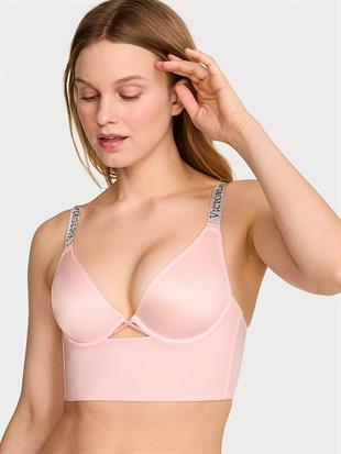 Işıltıli Askılı Longline Demi Sütyen