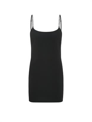 Işıltılı Askılı Push-Up Mini Elbise
