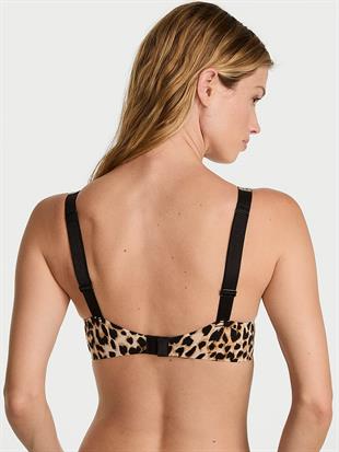 Işıltılı Askılı Push-Up Sütyen