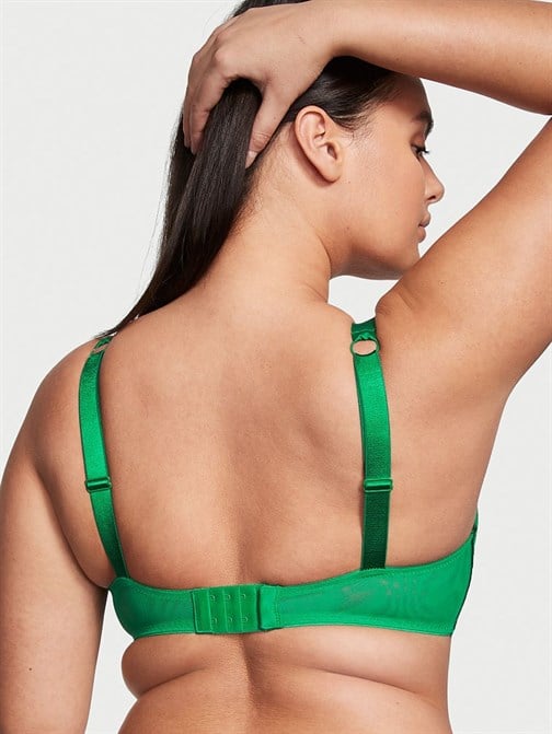 Işıltılı Askılı Push-Up Sütyen