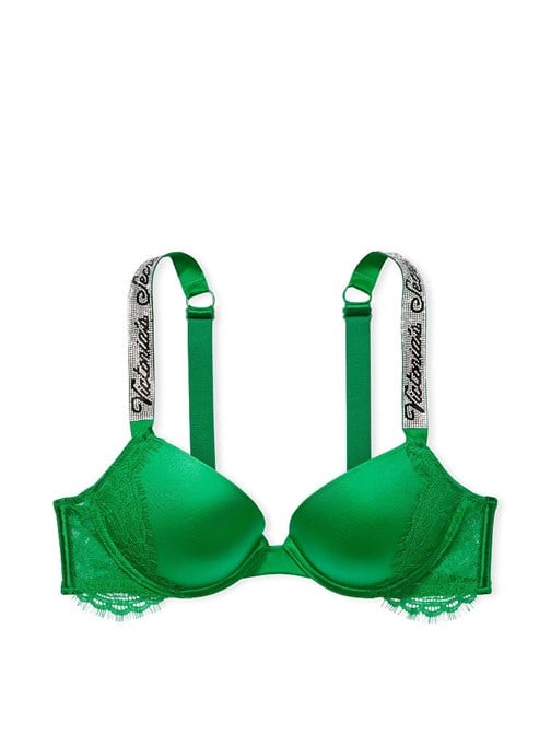 Işıltılı Askılı Push-Up Sütyen